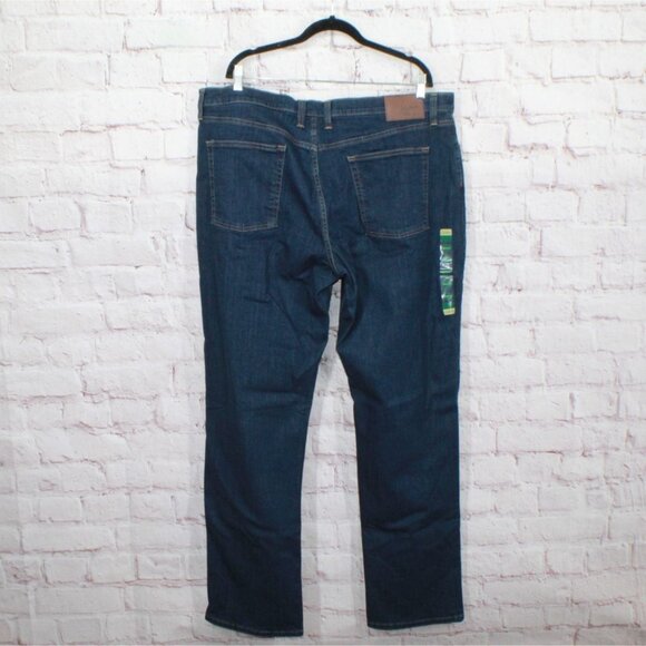 LL Bean BeanFlex Jeans Standard Athletic Fit Straight Leg Size 42x34 - Picture 6 of 10